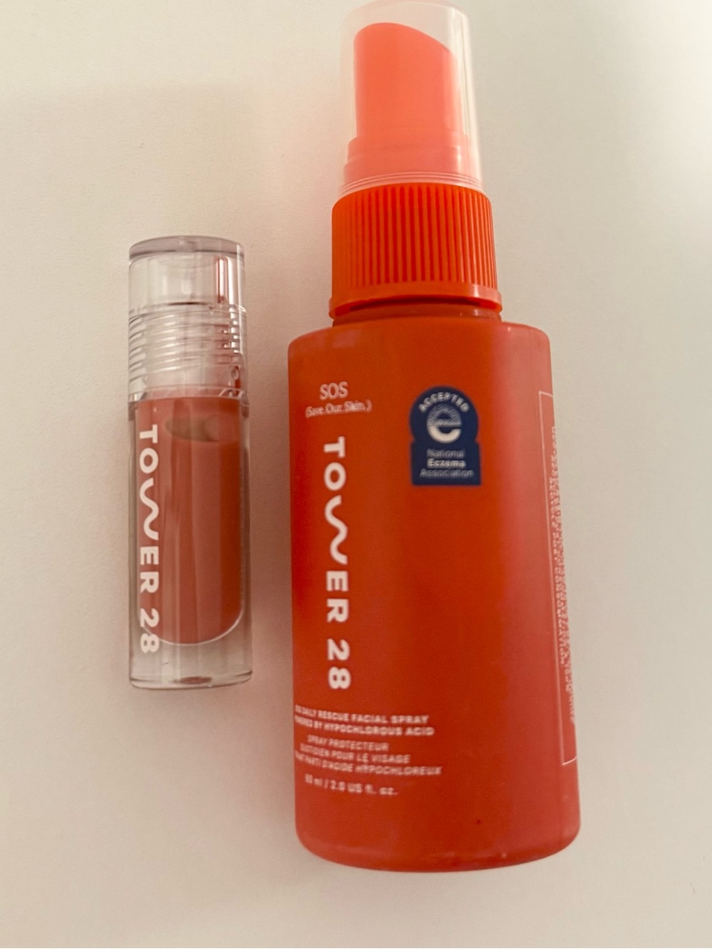 never used tower28 makeup / skincare set